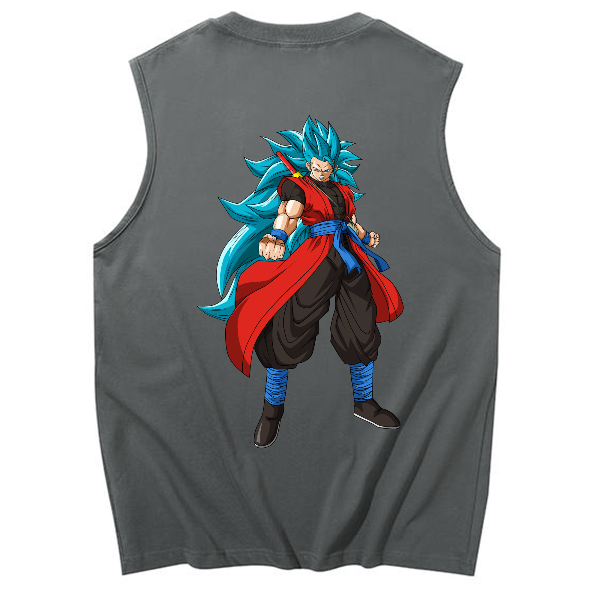 （画像用） ドラゴンボール ベジット DRAGON BALL Vegetto コットン100％タンクトップ（背面プリント）